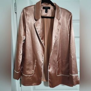 Forever 21 Satin Jacket, Size L